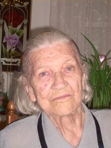 Margareta Wagner  wird am heutigen Mittwoch 95 Jahre alt.  Foto: Bär Foto: Lahrer Zeitung