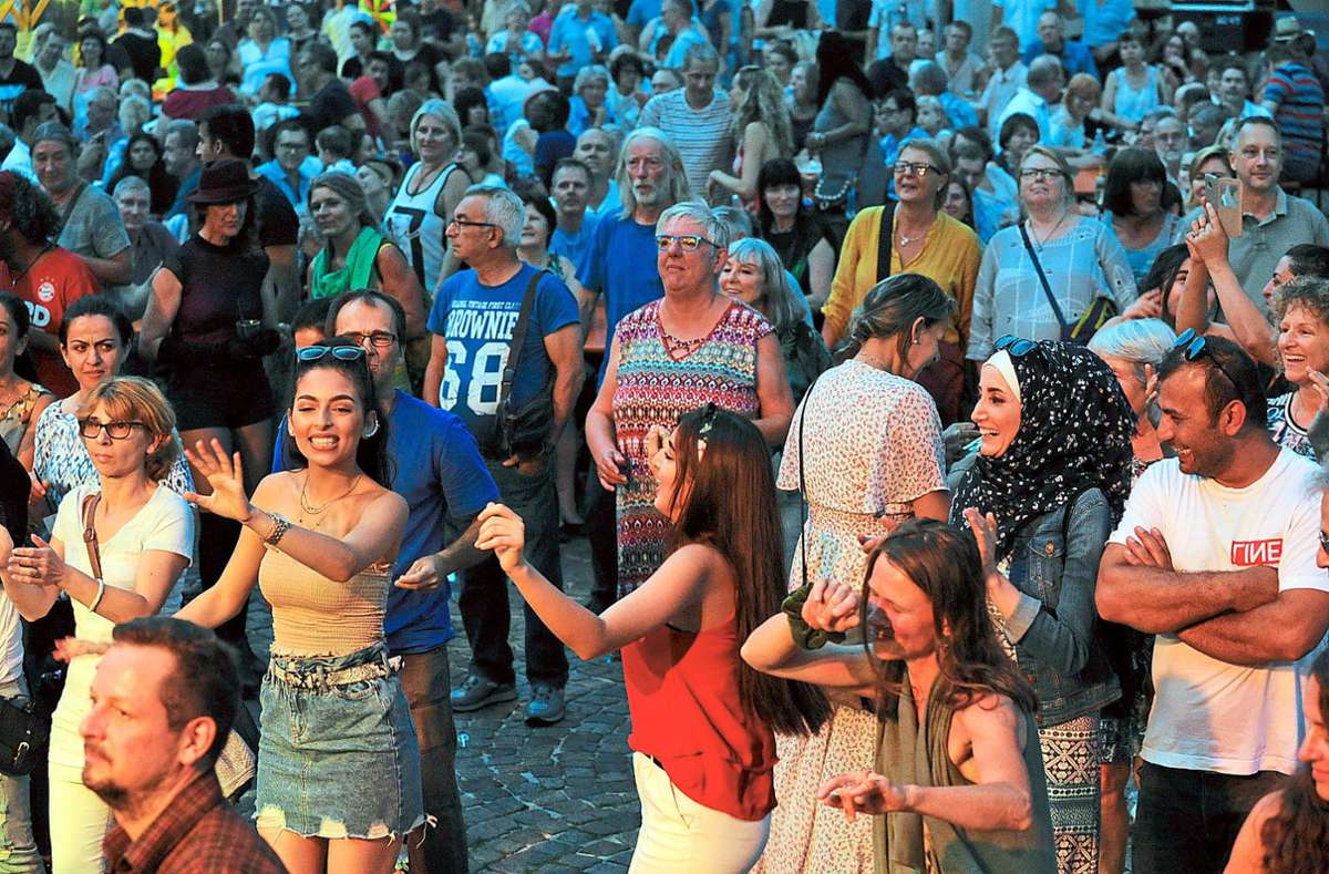 Wie hier beim Stadtfest im Sommer 2019 werden auch in diesem Jahr viele Menschen in Lahr feiern.