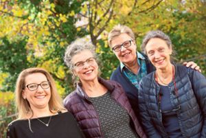Einige der im Verein aktiven Frauen (von links): Miriam Sanner, Judith Sieferle, Evelyn Krümmel und Karin Treek. Foto: Frauen helfen Frauen