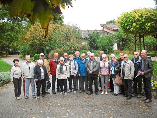 Die   Schulkameraden des Jahrgangs 1943/1944 haben ihr 75. Geburtstagsklassentreffen gefeiert und das Jugenddorf in Offenburg besichtigt.  Foto: Fink Foto: Lahrer Zeitung